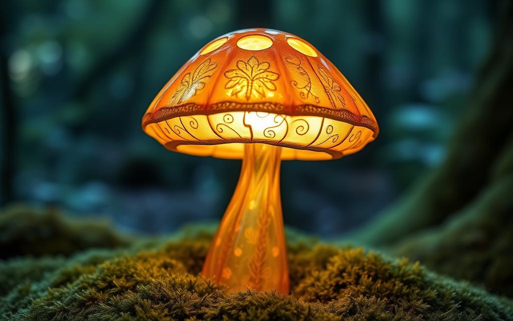 Discover the Enchanting Appeal of a Glass Mushroom Lamp
