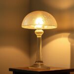 murano glass mushroom lamp