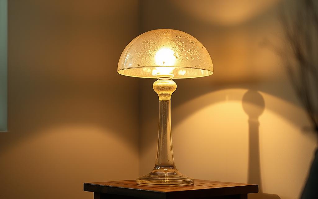 murano glass mushroom lamp