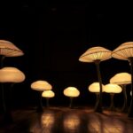 Black Mushroom Floor Lamp