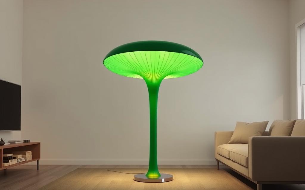 Green Mushroom Floor Lamp
